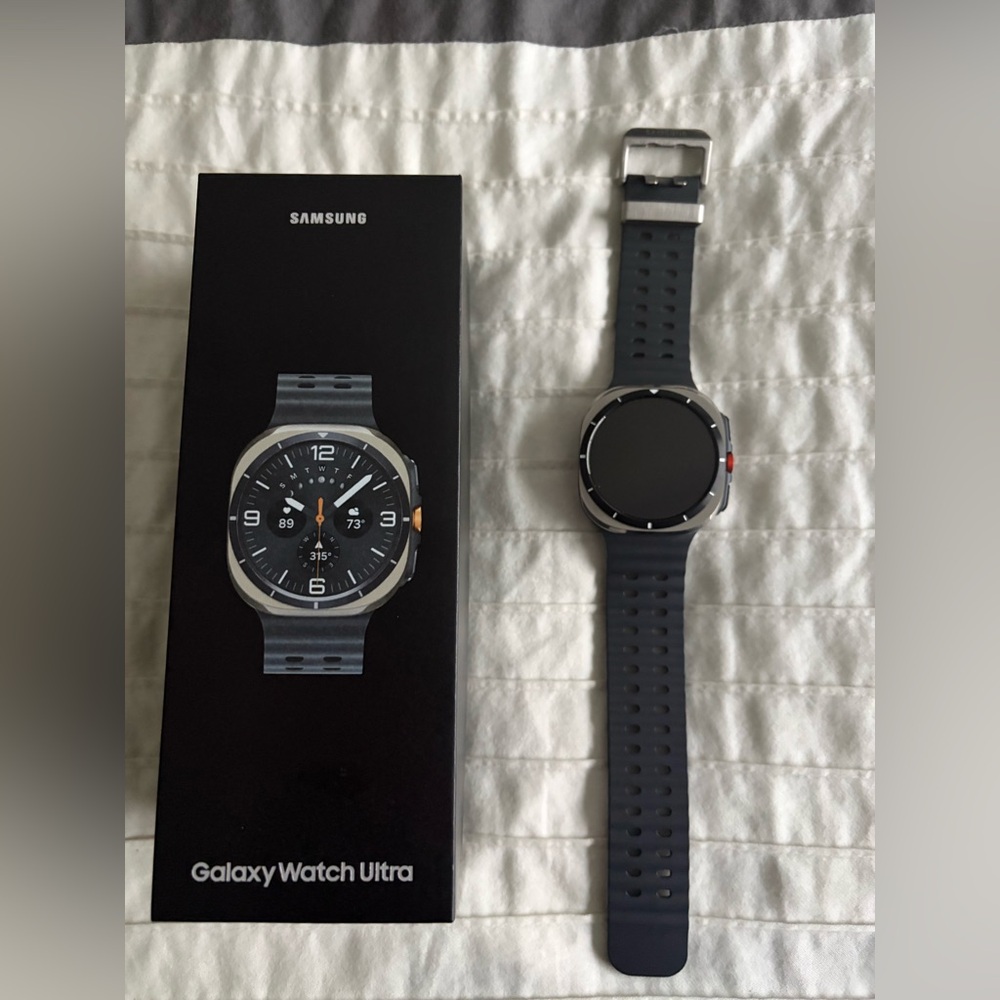 Galaxy Watch Ultra with Black Strap